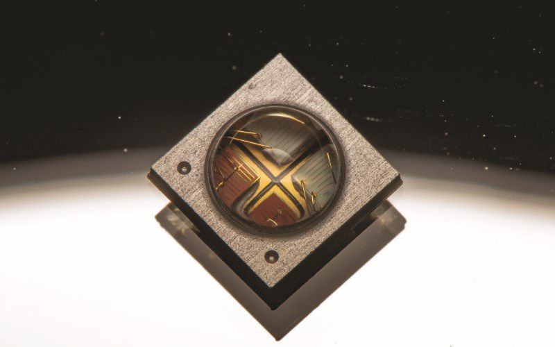 Four-chip encapsulation lens Four-chip encapsulation lens